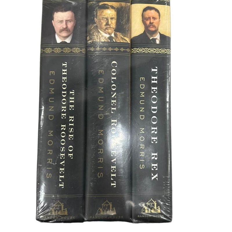 Edmund Morris's Theodore Roosevelt Trilogy Bundle New Sealed