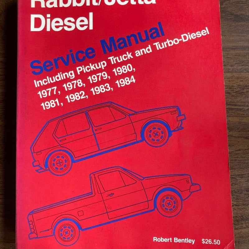 Volkswagen Rabbit, Jetta Diesel Service Manual by Bentley
