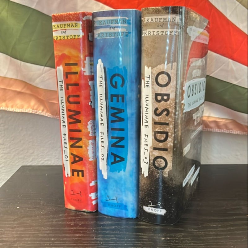 Illuminae Files Series Collection 3 Books Set by Jay Kristoff, Amie Kaufman (Illuminae, Gemina, Obsidio)