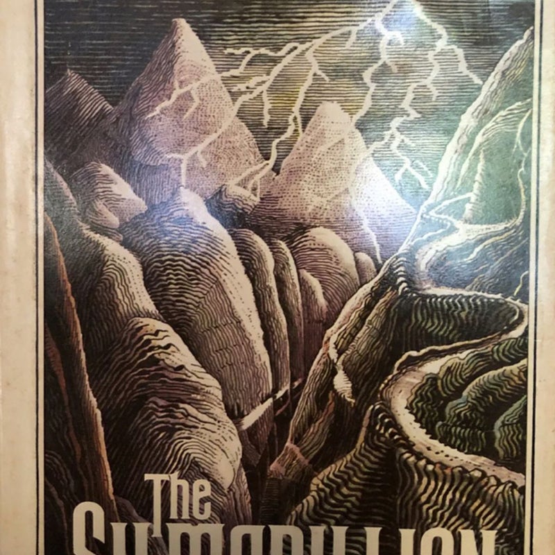 The Silmarillion First American Edition/w Map J.R.R. Tolkien HC/DJ