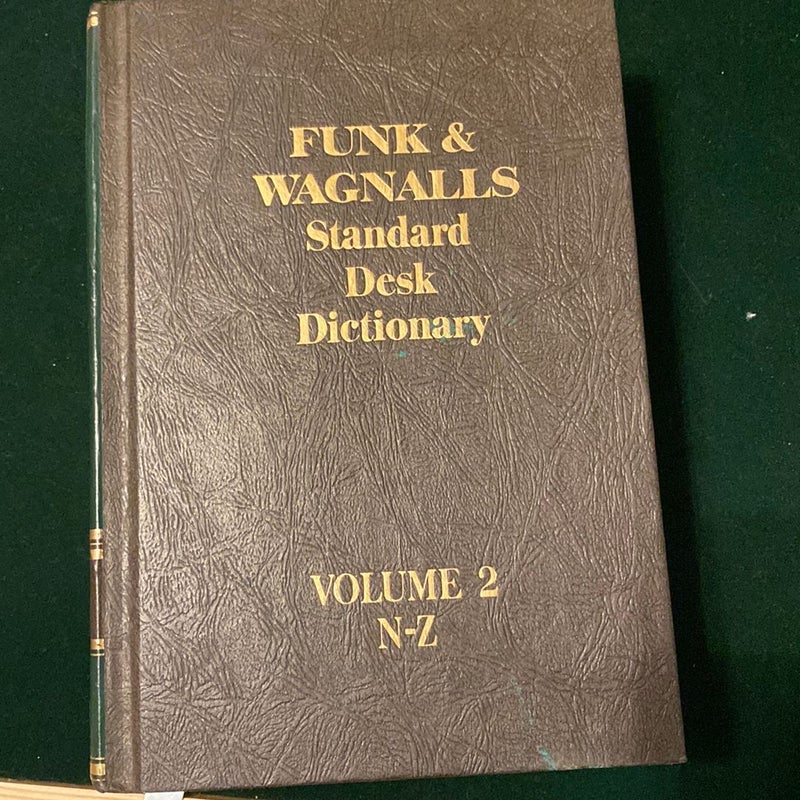 Funk & Wagnalls Standard Desk Dictionary