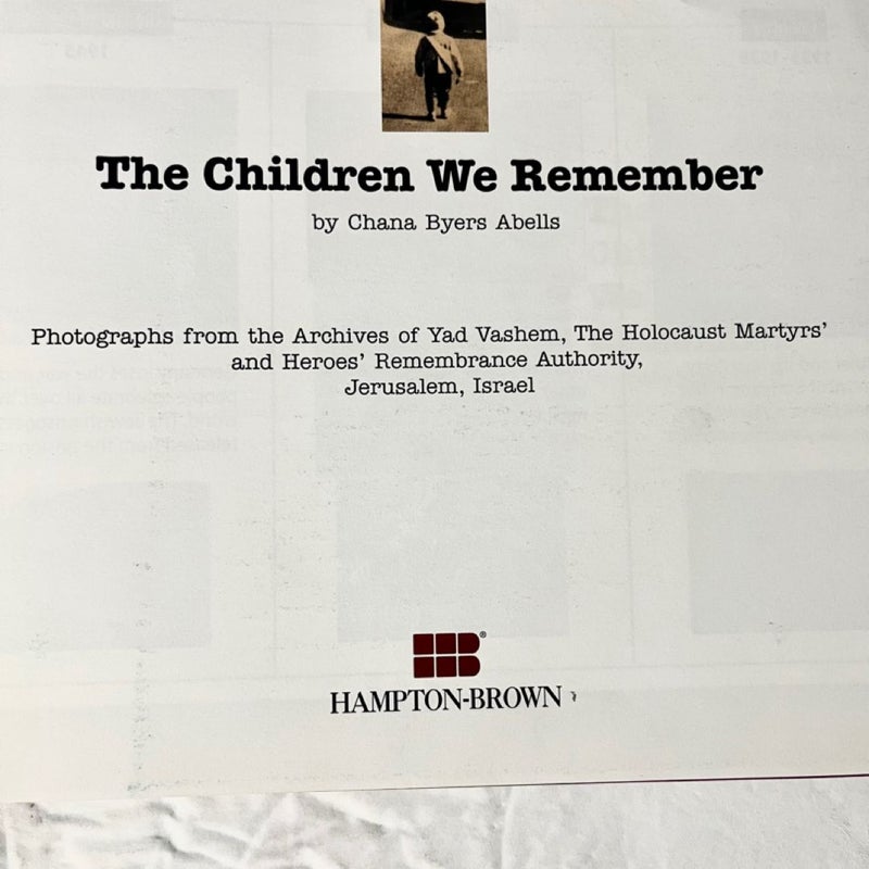 The Children We Remember