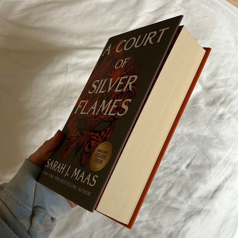 SIGNED A Court of outlets Silver Flames First Edition