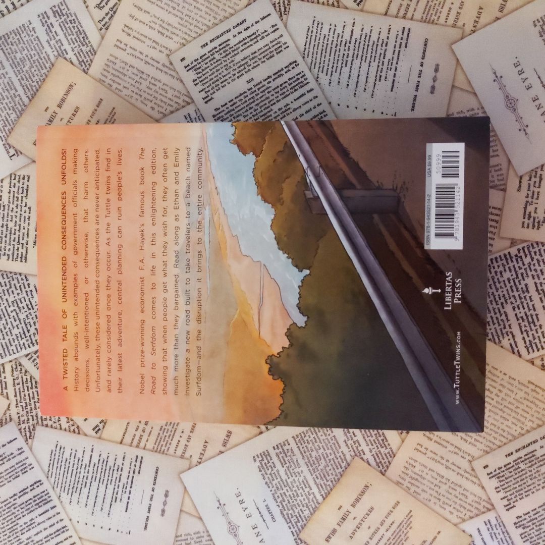 The Tuttle Twins And The Road To Surfdom By Connor Boyack – Trade Paperback, 2016