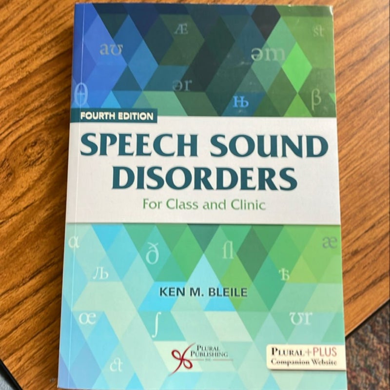 Speech Sound Disorders