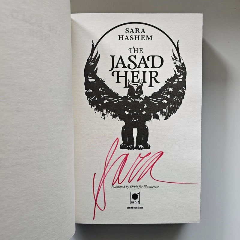 Illumicrate The Jasad Heir SIGNED by Sara Hashem Special Edition GOLD hardcover