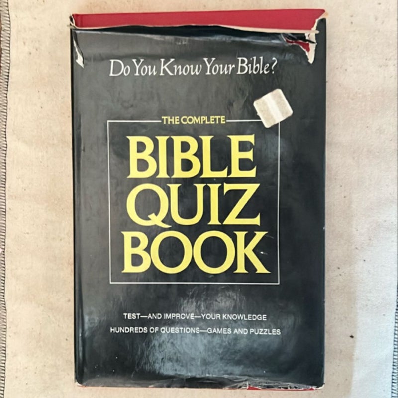 The Complete Bible Quiz Book