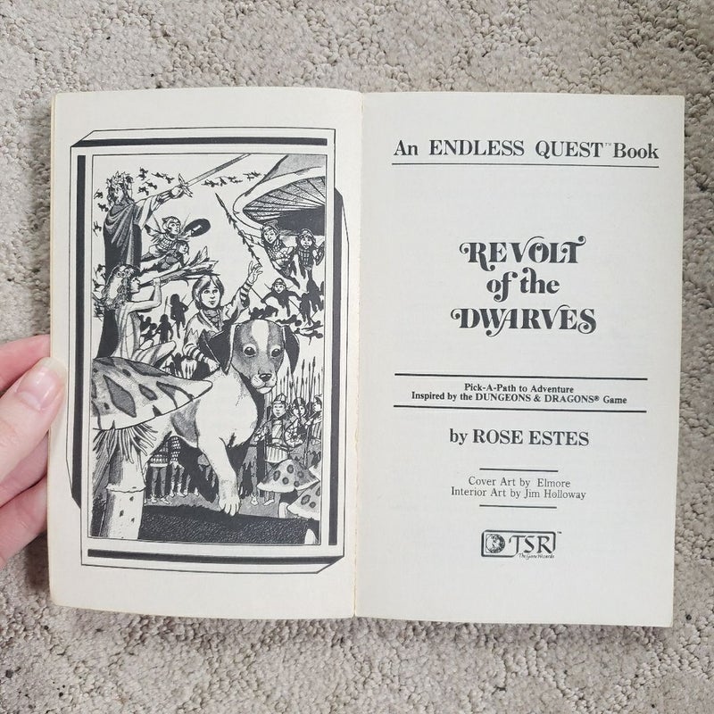 Revolt of the Dwarves: A Pick-a-Path Adventure (1st Printing, 1983)
