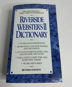 Riverside Webster's II Dictionary