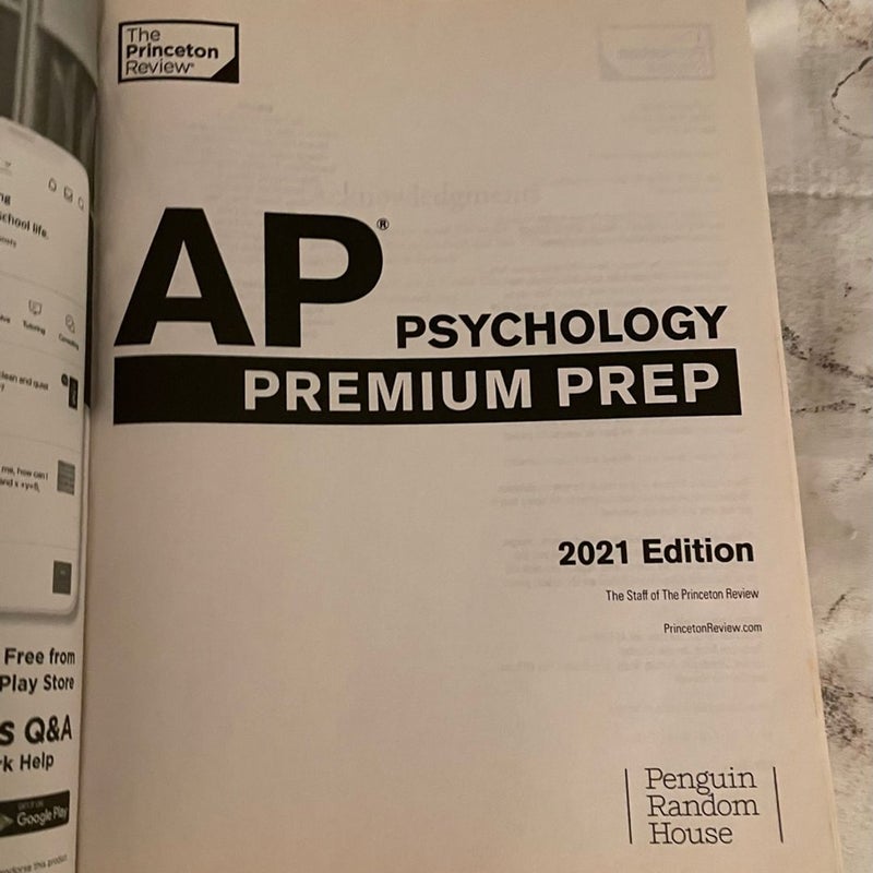 Princeton Review AP Psychology Premium Prep 2021