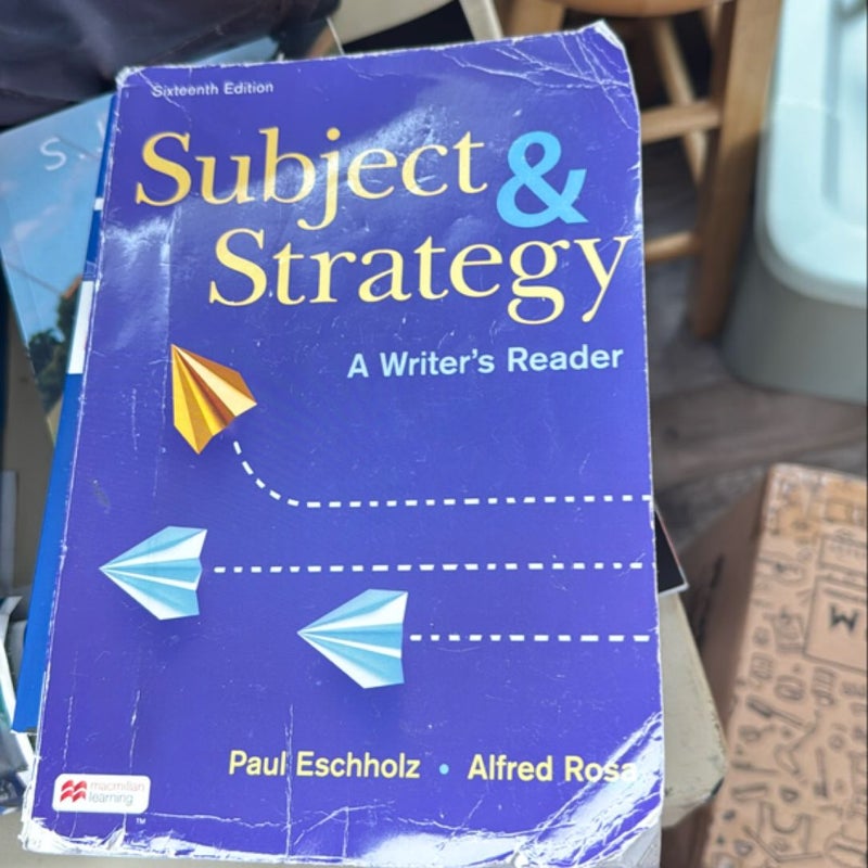 Subject and Strategy