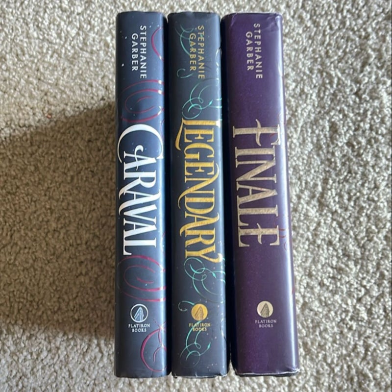 Caraval Trilogy Complete Series Set - First Editions