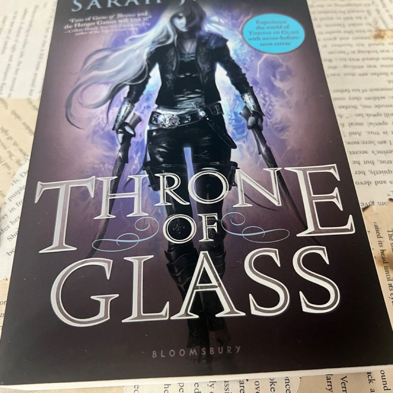 OOP Throne of Glass paperback Sarah j mass