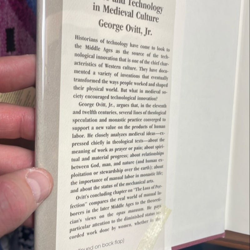 Restoration of Perfection: Labor and Technology in Medieval Culture (1987)