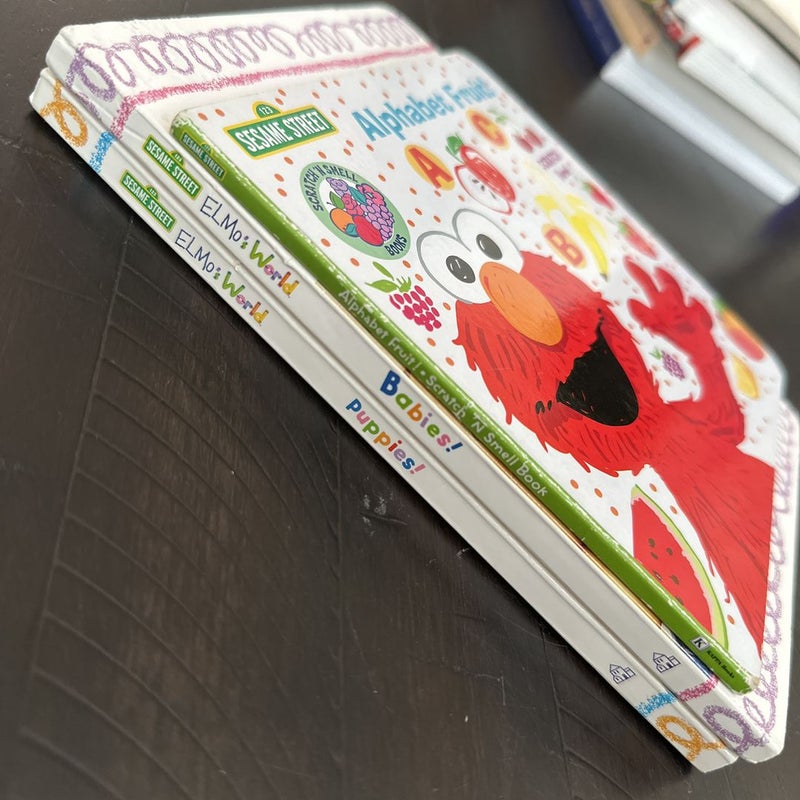 Elmo Board Book Bundle
