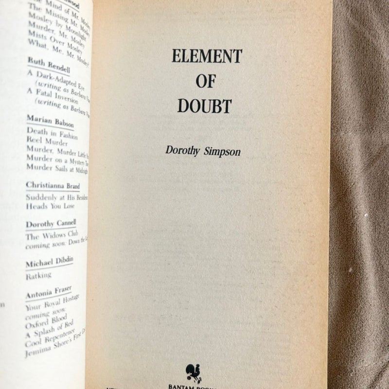 Element of Doubt