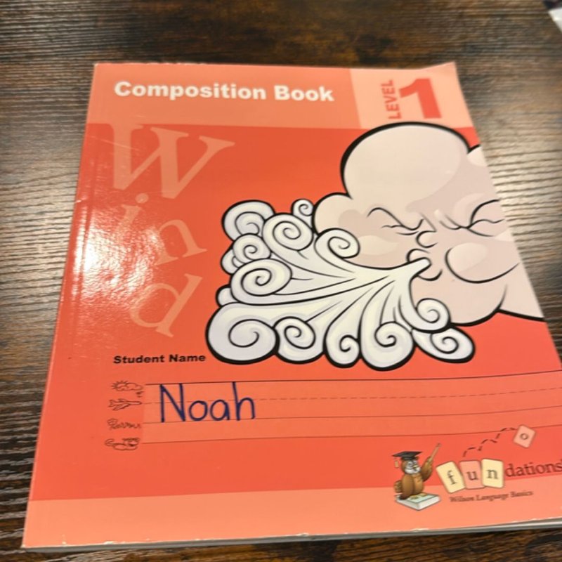 Fundations Student Composition Book 1 Second Edition by Barbara Wilson ...