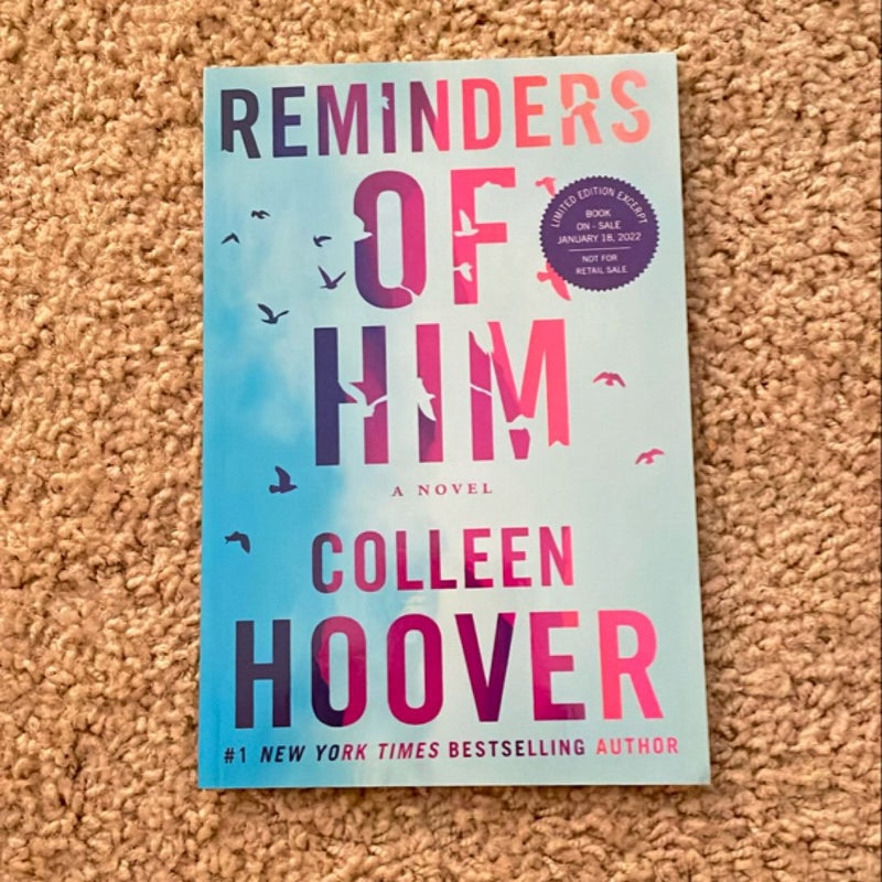 Reminders of Him (limited edition excerpt signed by the author)