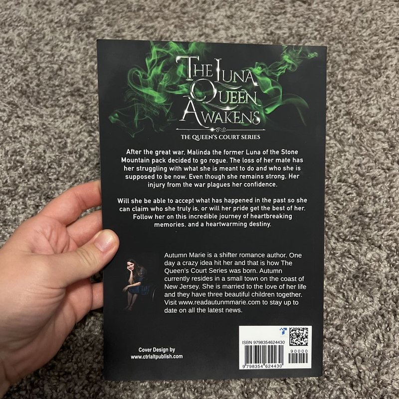 The Luna Queen Awakens signed copy by Autumn Marie, Paperback