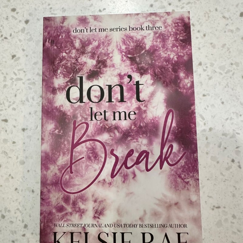 Don’t Let Me Series