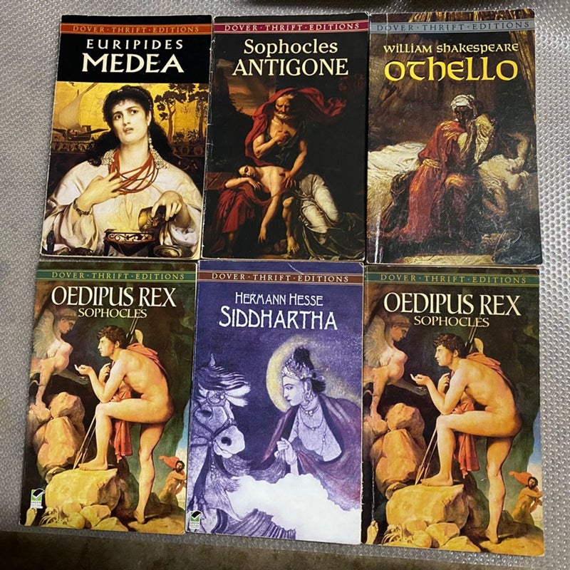 Lot of 6 Books Dover Thrift Edition (Trade Paperback) SKU 1lot