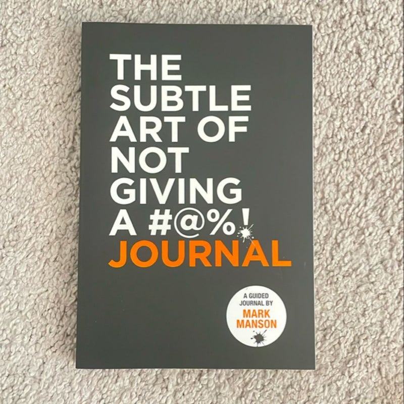 Subtle Art of Not Giving a #@%! Journal Merch Edition