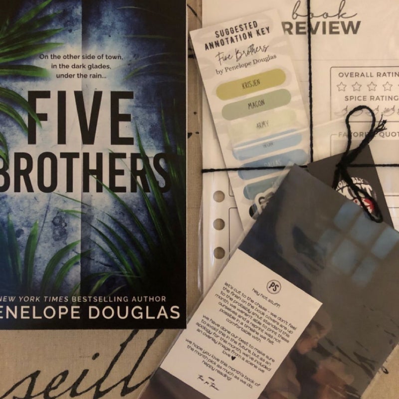 ✨ New! Probably Smut Five Brothers with Overlay by Penelope Douglas ✨