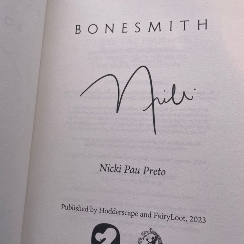 Bonesmith (signed FairyLoot edition)