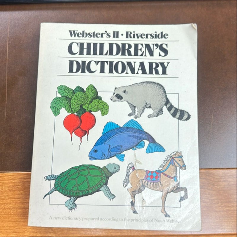 The Webster's II New Riverside Children's Dictionary