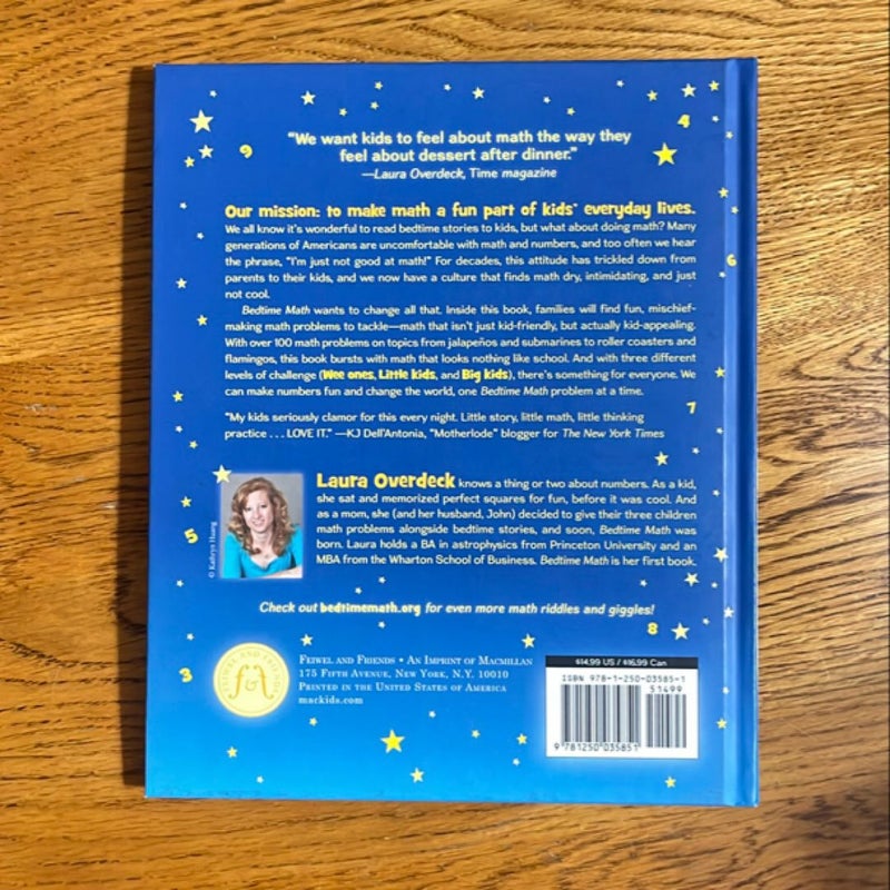 Bedtime Math: a Fun Excuse to Stay up Late by Laura Overdeck, Hardcover ...