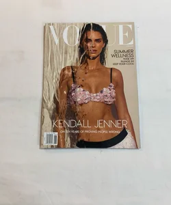 Vogue Kendall Jenner “On 10 Years of” Issue Summer 2024 Magazine