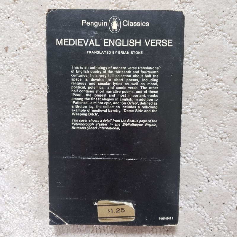 Medieval English Verse (Penguin Books Reprint, 1970)