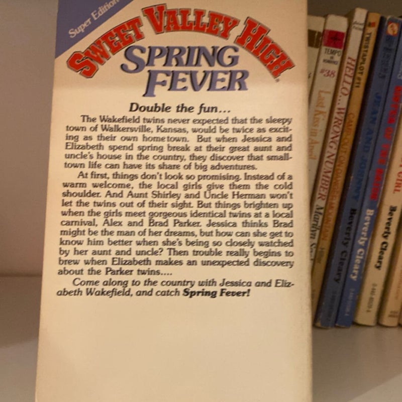 Spring Fever sweet valley high