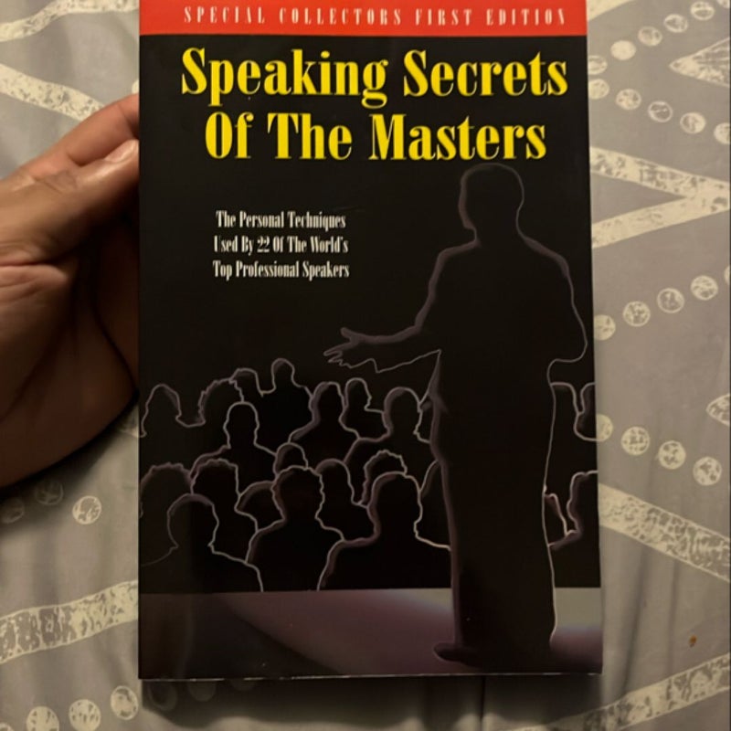 Speaking Secrets of the Masters