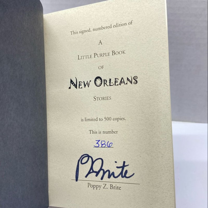 A little purple book of New Orleans Stories 