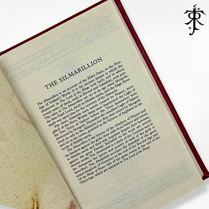 The Silmarillion by J.R.R. Tolkien Leather-Bound Edition 