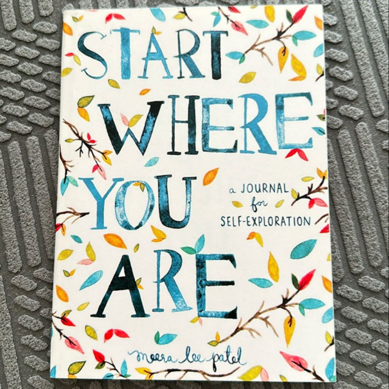 Start Where You Are