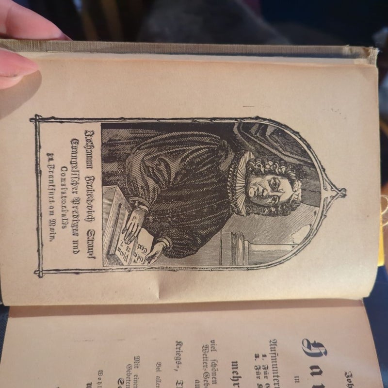 Antique Christian Book STARK'S DAILY HAND-BOOK by John Frederick Stark 1879