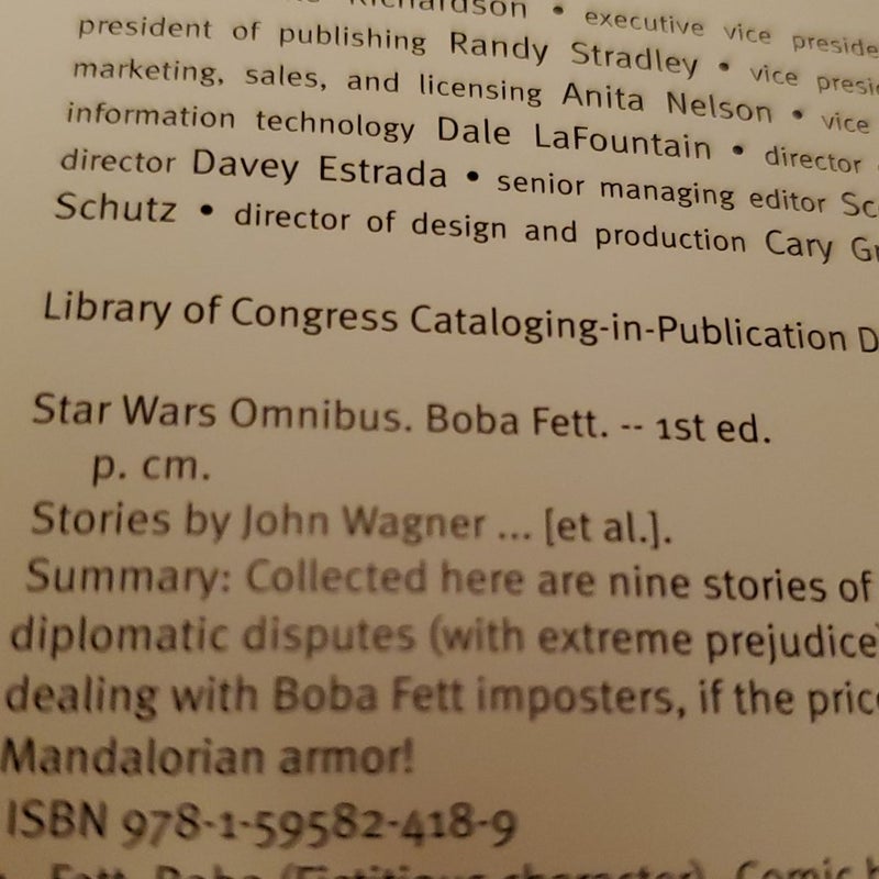 Star Wars Omnibus: Boba Fett