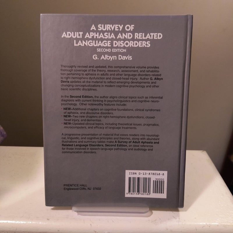 A Survey of Adult Aphasia and Related