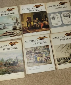 American Heritage Complete Set Volumes 1-6 Year 1974
