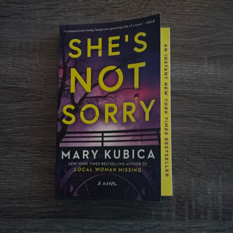 She's Not Sorry