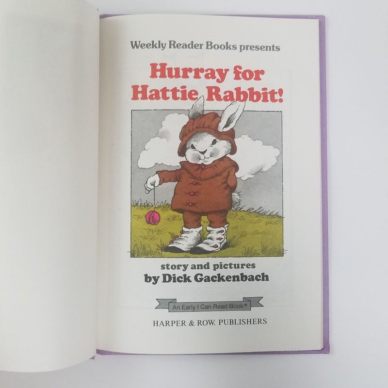 Hurray for Hattie Rabbit! (An Early I Can Read Book)