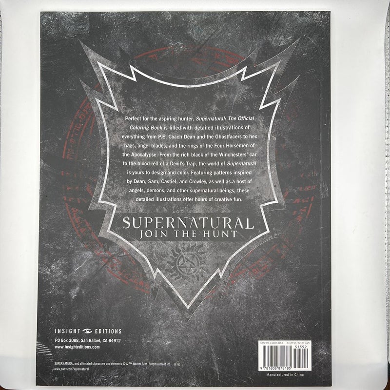 Supernatural: the Official Coloring Book