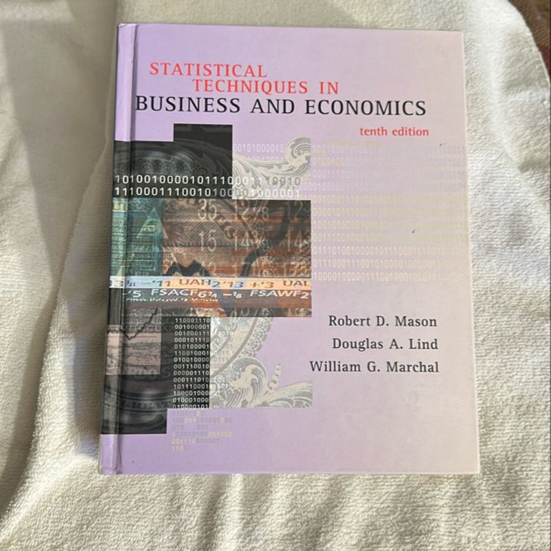 Statistical Techniques in Business and Economics