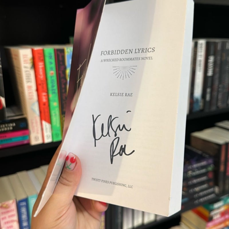 Forbidden Lyrics *SIGNED