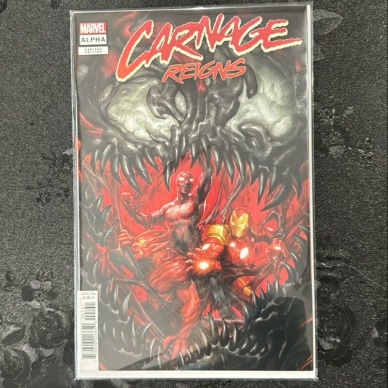 Carnage Reigns Alpha Variant Edition Marvel Comics