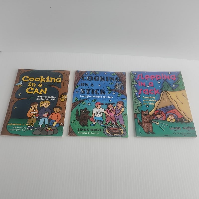 Kids camping book bundle of 3