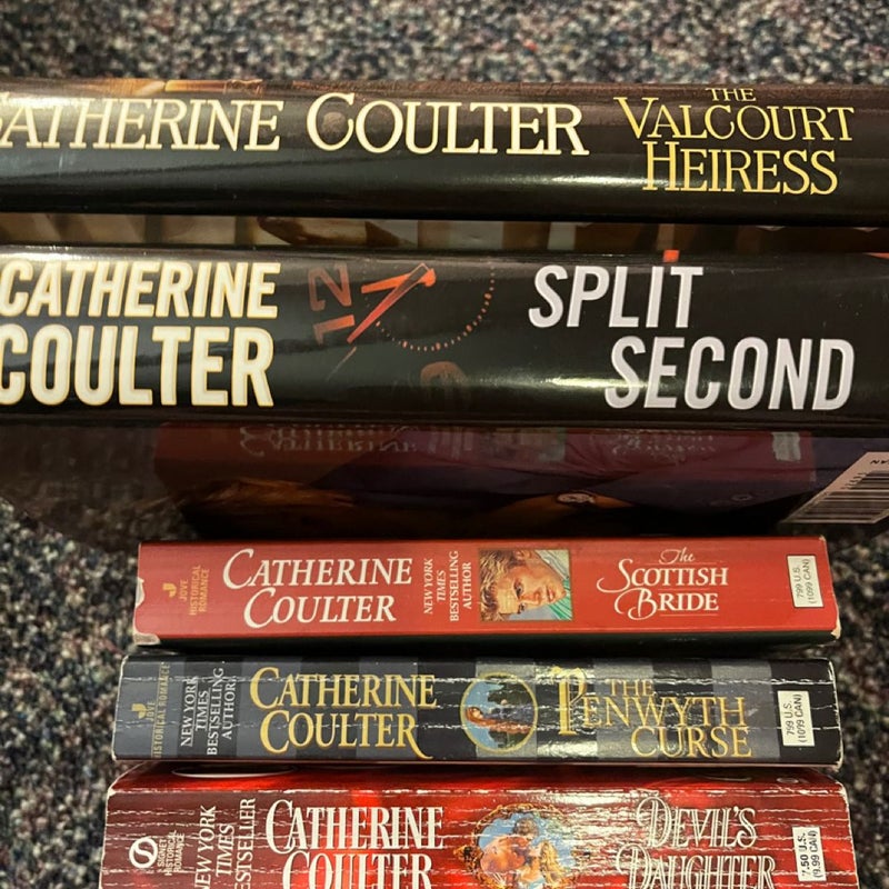 Split Second & 4 other books