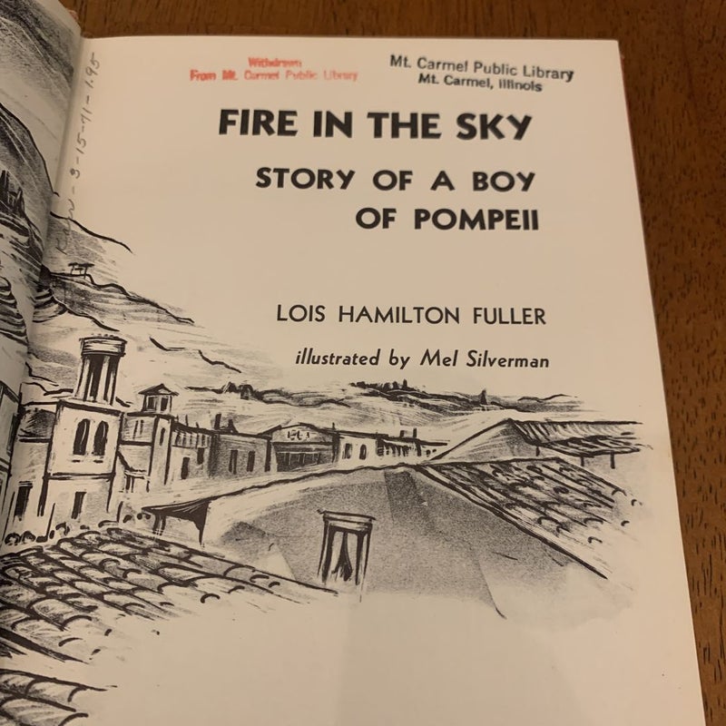 Fire In The Sky: Story of a Boy of Pompeii